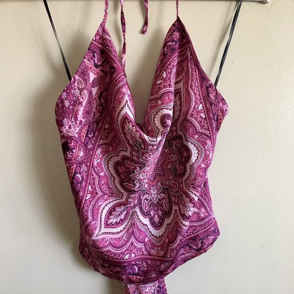 PLEIONE MULTI PRINTED SEXY CAMI TOP SIZE LARGE - Picture 6 of 10